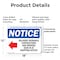 Signmission Delivery Entrance Contractors OSHA Notice Sign, Plastic, 18in W x 12in L, 2PK OS-2PACK-NS-P-1218-L-10966 - alternate 6
